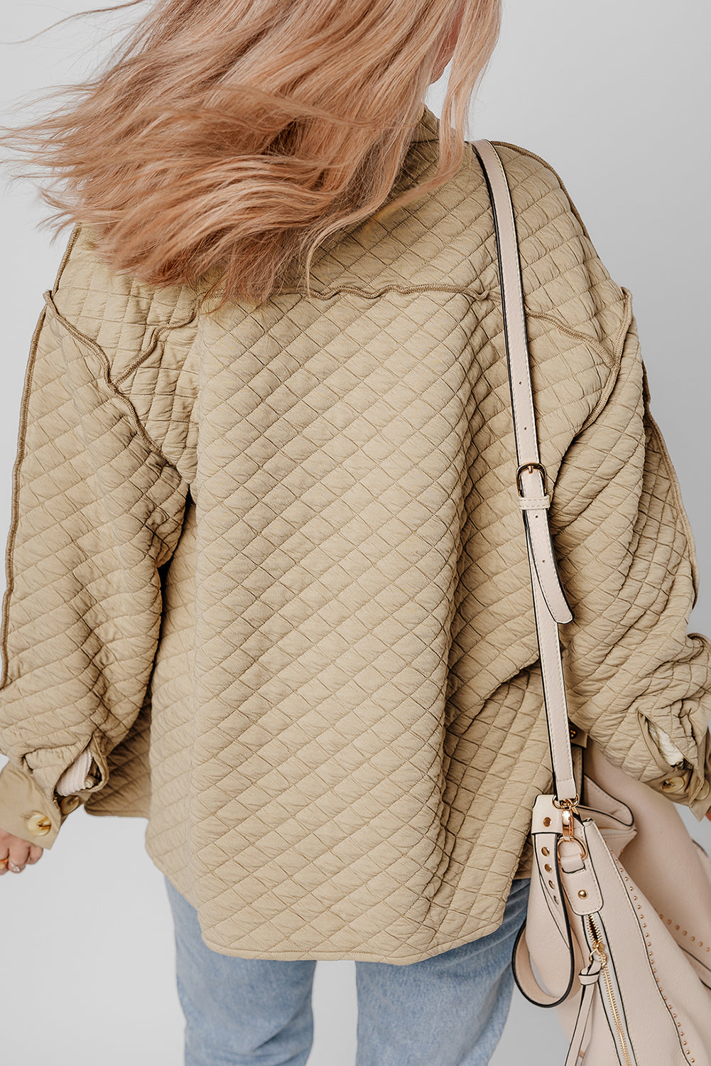Celeste Quilted Puffer Buttoned Shacket-1