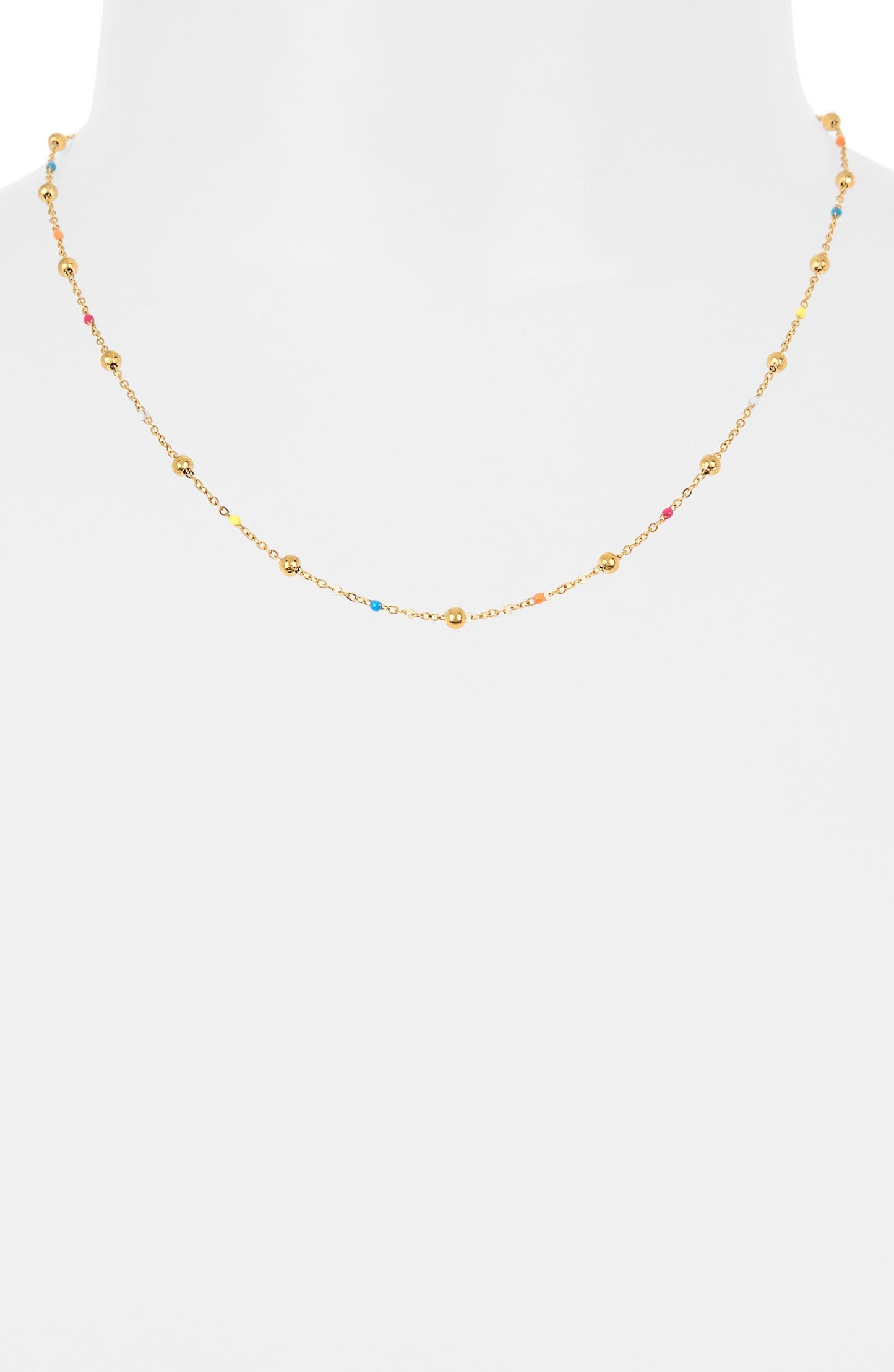 Tiny Gem Delicate Necklace-1